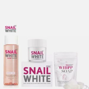 Namu Life Snail white Facial Cream Glow Potion AHA BHA Toner And Whipp Soap