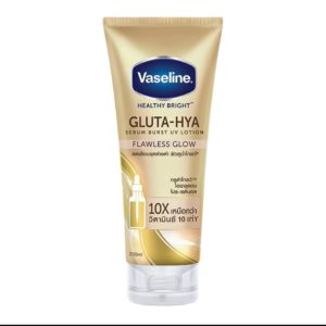 Vaseline Gluta - HYA Glow Serum 10X Whitening Lotion 330ml -  Gold