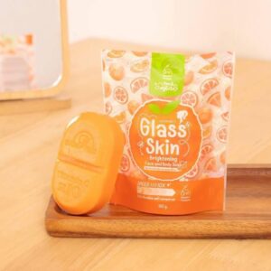GLASS SKIN BRIGHTENING FACE AND BODY SOAP 100G